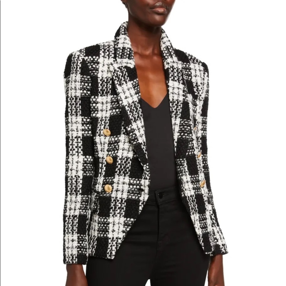 L’Agence Kenzie Tweed Blazer